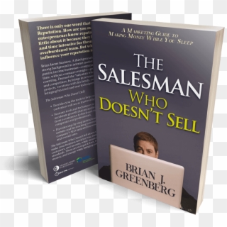 The Salesman Who Doesn't Sell, By Brian Greenberg - Book Cover Clipart