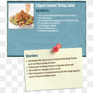 Coconut Shrimp Salad - Tempura Clipart