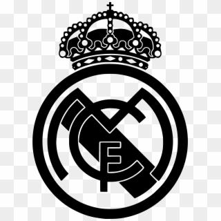 Png For Black White Image For Vinyl Cutters - Logo Real Madrid Vector Clipart