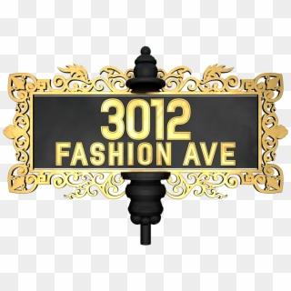 3012 Fashion Ave - Sign Clipart