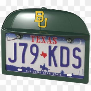 Baylor University Baseball Cap Frame - Texas License Plate Clipart