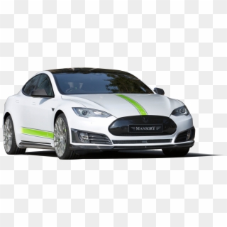 Mansory Drives Green - Tesla Model S Mansory Clipart