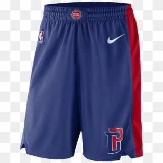 Detroit Pistons Nike Swingman Short - Detroit Pistons Nike Shorts Clipart