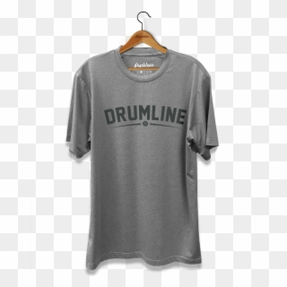 Drumline Grey T-shirt - Clothes Hanger Clipart