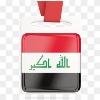Illustration Of Flag Of Iraq - Carmine Clipart