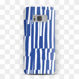 Blue Stripes Case Galaxy S8 - Mobile Phone Case Clipart