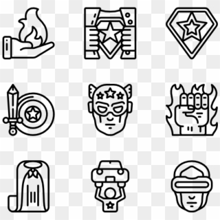 Super Heroes - Icon Insurance Paper Clipart