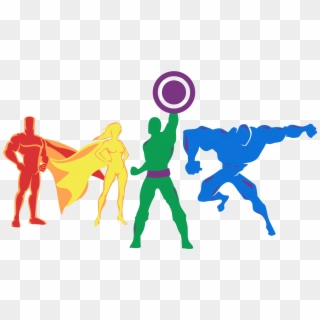 Be A Superhero - Super Hero Icons Png Transparent Clipart