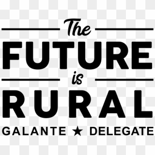 The Future Is Rural Black Logo - Gay Sign Clipart