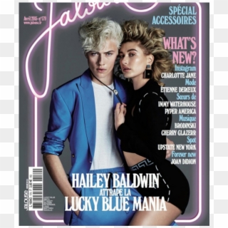 Justin Bieber And Hailey Baldwin Magazine Cover Clipart