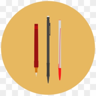 Pencil Icon - Pen Icon Flat Clipart