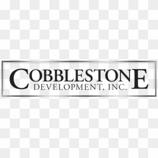 Cobblestone Development - Black-and-white Clipart
