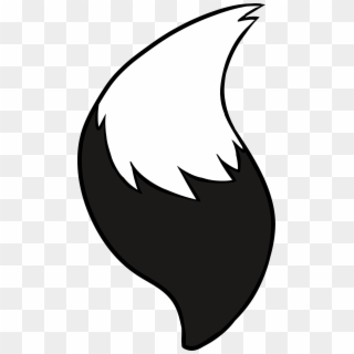 Fox Tail Png - Fox Tail Clipart Black And White Transparent Png