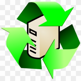 This Free Icons Png Design Of Recycled Computer - Go Green Symbol Png Clipart