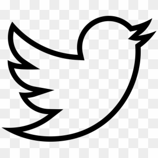 Twitter Logo Png Black - Bird Outline Png Clipart