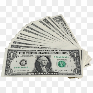 Dollar Png Transparent Image - One Dollar Bills Png Clipart