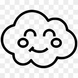 Cloud Happy Face Comments - Cloud With Smiley Face Clipart