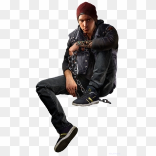 Drake Sitting Png - Infamous Second Son Delsin Clipart