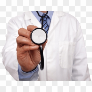 Doctor Holding Stethoscope - Doctor With Stethoscope Png Clipart