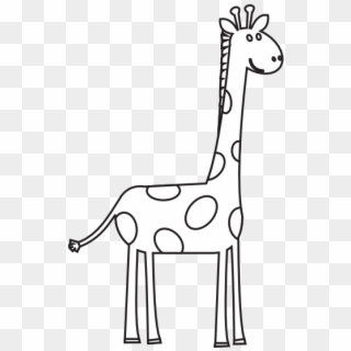 Clip Art Freeuse Download Black And White Giraffe Clipart - Giraffe Clipart Black And White - Png Download