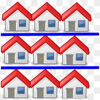 This Free Icons Png Design Of 9 Houses Clipart