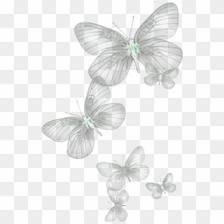 Ftestickers Butterflies Glow Green Clipart