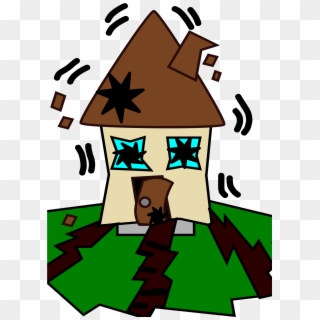 This Free Icons Png Design Of Earthquake With House Clipart