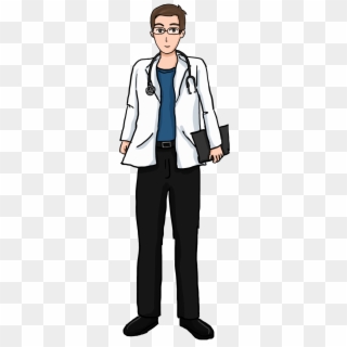 Vector Transparent Stock The Doctor Clipart Man - Male Doctor Clipart Png