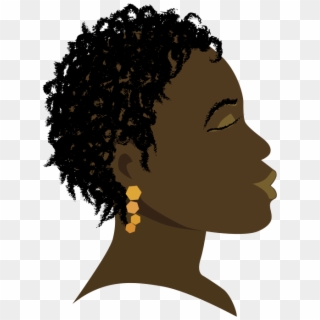 Afro - African American Lady Clipart Png Transparent Png