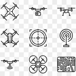 Quapcopter And Drones - Drone Icon Clipart