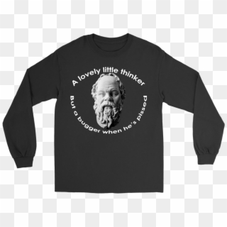 Socrates A Lovely Little Thinker Science Long Tee - Inxs Bitter Tears Shirt Clipart