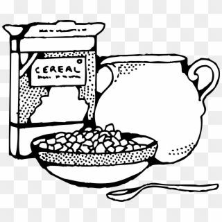 This Free Icons Png Design Of Cereal Box And Milk Clipart