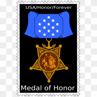 This Free Icons Png Design Of Medal Of Honor Stamp Clipart