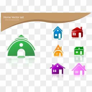 Free Vector Home Icons Free Vector - Design Home Vector Png Clipart