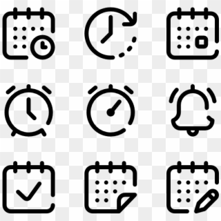 Calendar & Date - Information Technology Icons Png Clipart