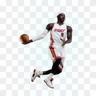 Lebron James Full Body Png - Dribble Basketball Clipart