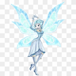 Fairy Transparent Winter Huge - Transparent Fairies Clipart