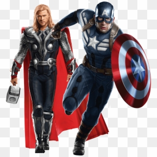 Captain America Thor Png - Transparent Captain America Png Clipart