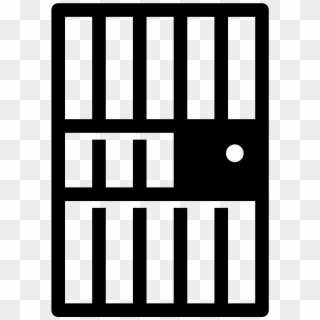 Free Jail Door Png - Monochrome Clipart