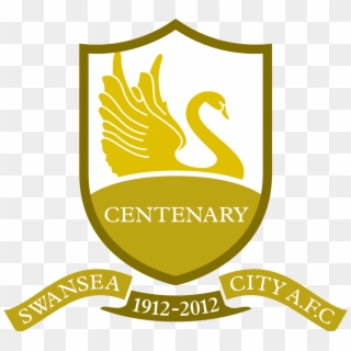 Swansea City Afc Logo 100th Anniversarysvg Wikipedia - Swansea City Old Logo Clipart