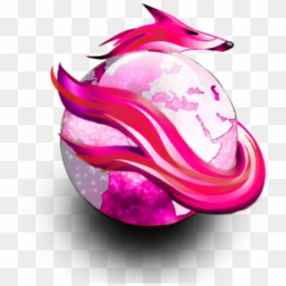 Pink Firefox Icon Clipart