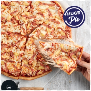 The Big Ham & Pineapple - Dominos New Yorker Pizza Clipart
