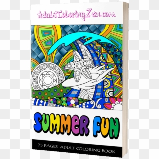 Summer Fun Coloring Book Clipart