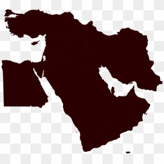 File - Middleeast Blacky - Svg - Middle East Map Svg Clipart