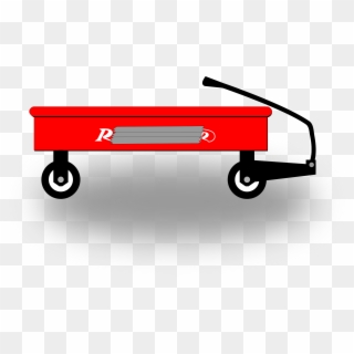 Carts Clipart Little Red Wagon - Wagon - Png Download