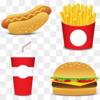 Royalty Free Download Fesat Food Icons Set Isolated - Png Icone Hamburguer Clipart