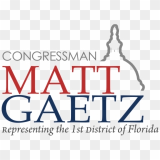 Congressman Matt Gaetz - Perkinelmer Clipart