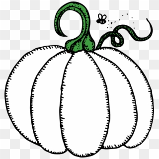 Pumpkin Clipart Black And White - Png Download