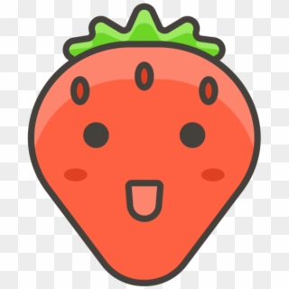 Strawberry Emoji Icon - Strawberry Clipart