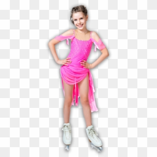 Figure Skate On Synthetic Ice - Girl Clipart